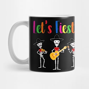 Mariachi Calavera Skull Design Mug